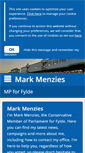 Mobile Screenshot of markmenzies.org.uk